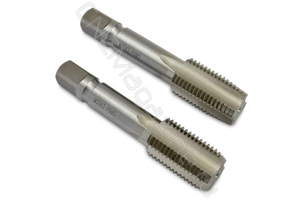 Метчик машинно-ручной М30х3.0 (компл 2 шт) HSS ГОСТ 3266-81