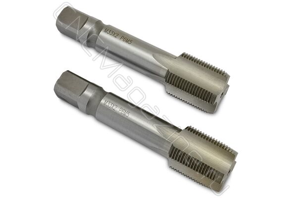 Метчик машинно-ручной М33х2.0 (компл 2 шт) HSS ГОСТ 3266-81