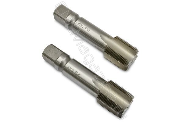 Метчик машинно-ручной М39х2.0 (компл 2 шт) HSS ГОСТ 3266-81