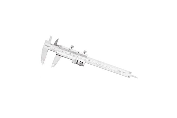 1210-3110 Штангенциркуль ШЦ нониусный с микроподачей, 0-200 мм/0-8", 0.05 мм/1/128"