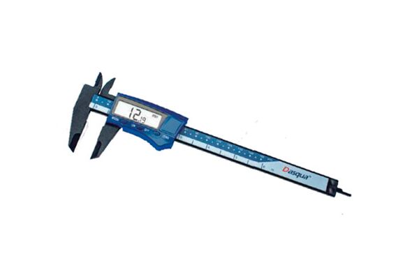 2035-0006 Штангенциркуль цифровой ШЦЦ из пластика, 0-150 мм/0-6", 0.01 мм/0.0005"/1/64"
