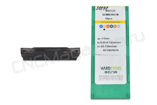 QCMB2002-M WS7125 пластина для отрезки и точения канавок