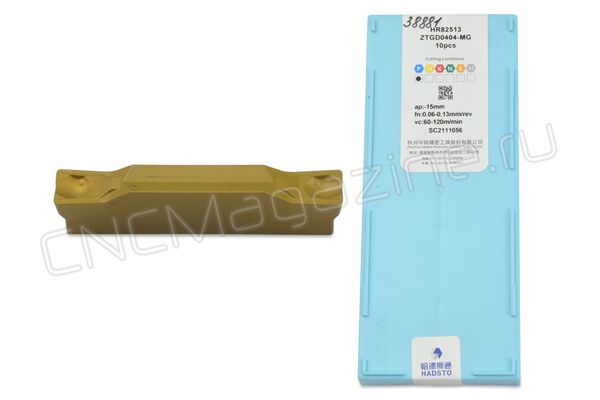 ZTGD0404-MG HR82513 пластина для отрезки и точения канавок