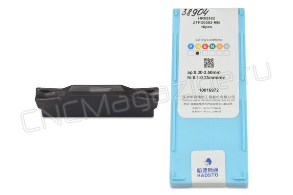 ZTFD0303-MG HR52522 пластина для отрезки и точения канавок