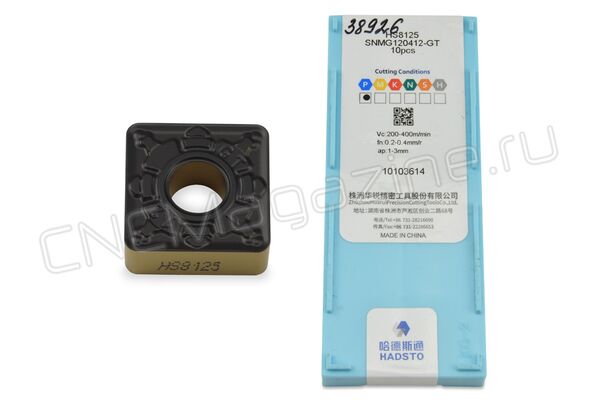 SNMG120412-GT HS8125 пластина для точения