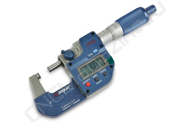 4410-1105-A Микрометр цифровой МКЦ IP65 0-25 мм/0-1", 0.001 мм/0.0005"