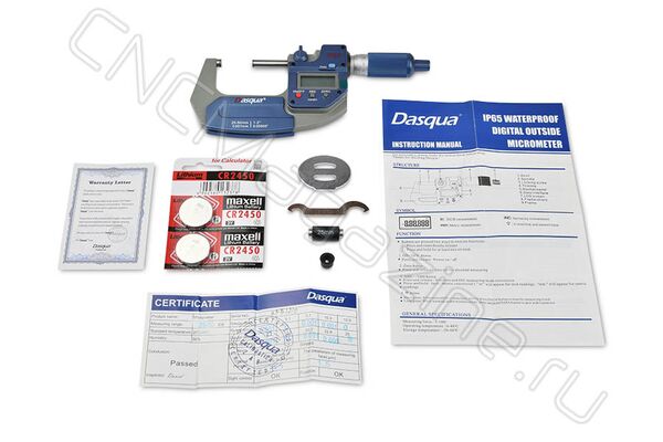 4410-1110-A Микрометр цифровой МКЦ IP65 25-50 мм/1-2", 0.001 мм/0.0005"