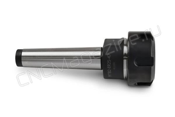 MTB2-ER25-47 цанговый патрон с конусом Морзе №2 с резьбой BRIGHT-TOOLS