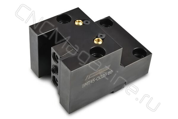 Держатель токарного инструмента BMT45-OD20-60 75х105х60, стационарный, наружный, радиальный BRIGHT-TOOLS