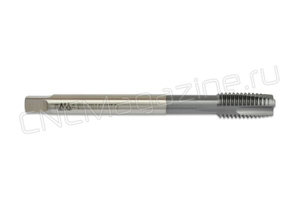 SA612707 Метчик M12x1.75 LH HSSE-Co 6H DIN 371 с прямой канавкой левый TiCN