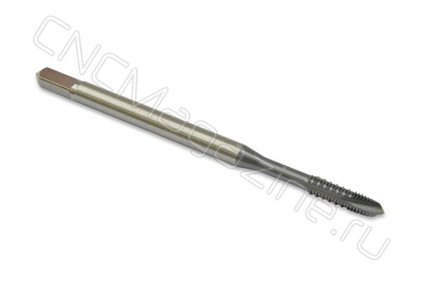 SA692001 Метчик шахматный M3x0.5 AZ HSSE-Co 6H DIN 371 с прямой канавкой TiCN