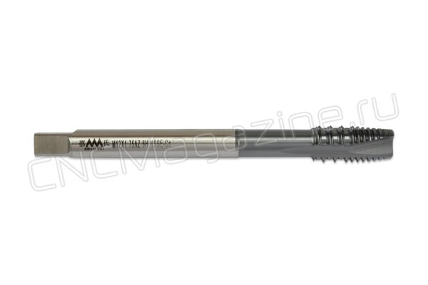 SA692007 Метчик шахматный M12x1.75 AZ HSSE-Co 6H DIN 371 с прямой канавкой TiCN