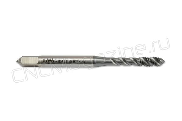 SC512005 Метчик M5x0.8 HSSE-РМ 6H DIN371 со спиральной канавкой TiCN