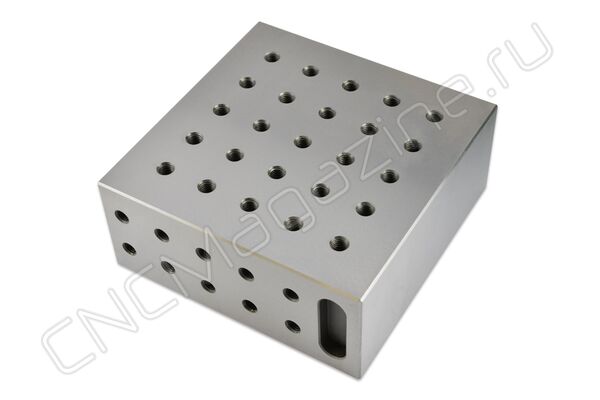 6549-1 Плита поверочная стальная 150х63х150 мм, 35 резьбовых отверстий