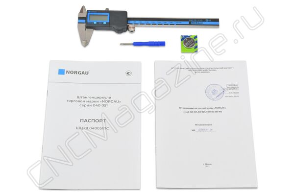 Штангенциркуль 150 мм, 0.01 мм цифровой, IP67, губки 40 мм