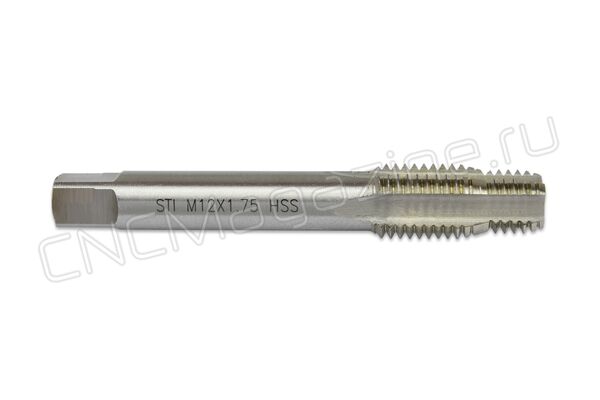Метчик ступенчатый M12x1,75 HSS М2 для восстановления свечной резьбы (резьбовых вставок)
