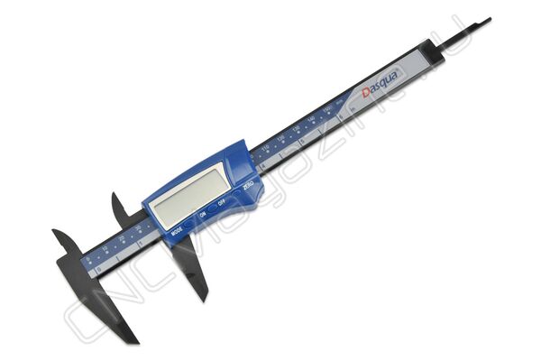 2035-0005 Штангенциркуль цифровой ШЦЦ из пластика, 0-150 мм/0-6", 0.01 мм/0.0005"