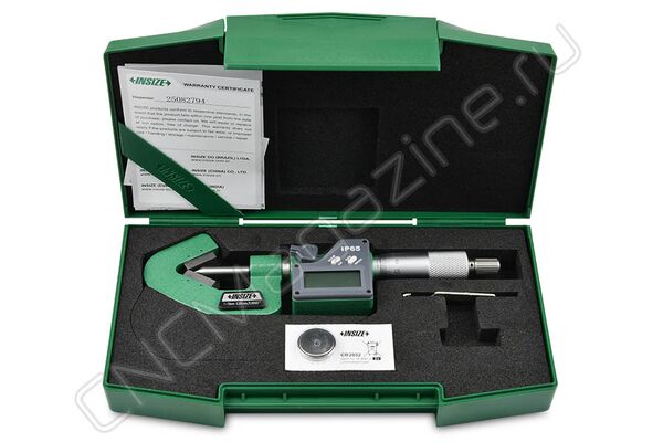 3590-153A Микрометр цифровой призматический 1-15 мм, 0.001 мм, IP65