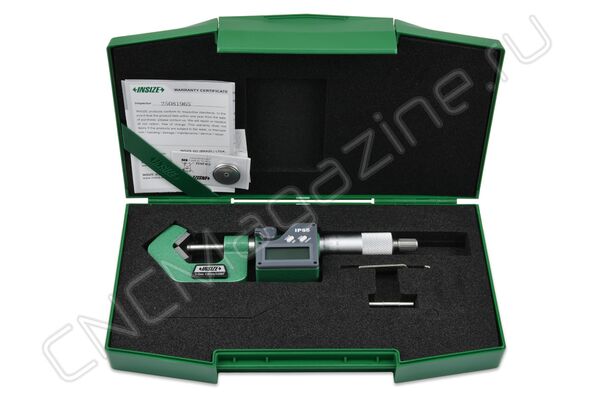 3590-255A Микрометр цифровой призматический 5-25 мм, 0.001 мм, IP65