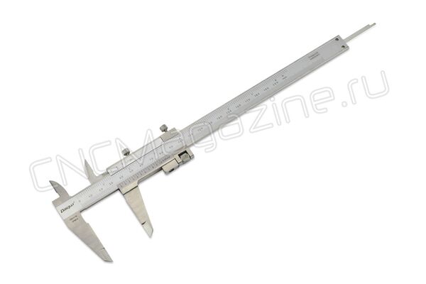 1220-3110 Штангенциркуль ШЦ нониусный с цельной рамкой и микроподачей, 0-200 мм/0-8", 0.05 мм/1/128"