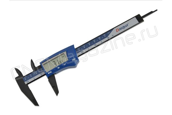 2035-0006 Штангенциркуль цифровой ШЦЦ из пластика, 0-150 мм/0-6", 0.01 мм/0.0005"/1/64"