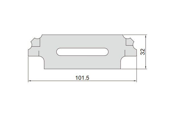4836-1 Шаблон углового сварного шва 3-25 мм