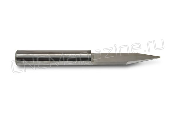 Гравер конический удлиненный J6300825 серия А, 0.8 мм, хвост 6 мм, угол 25° Djtol