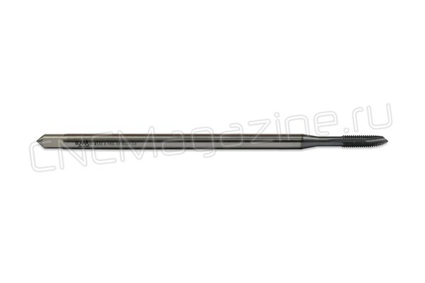 SA612005-LS Метчик M5x0.8 HSSE-Co 6H DIN371 прямая канавка с длинным хвостовиком TiCN