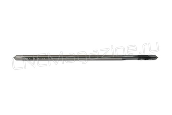 SA612006-LS Метчик M6x1 HSSE-Co 6H DIN371 прямая канавка с длинным хвостовиком TiCN
