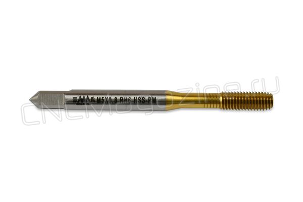 SC713006 RH6 (M5x0.8) Метчик-раскатник с канавкой HSSE-PM TiN