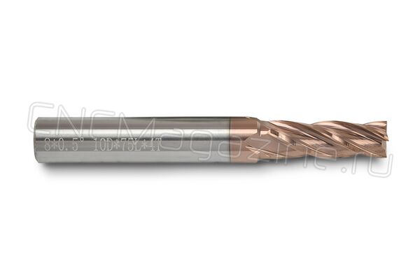 GET4-D8.0x0.5°xD10.0-75 PK105 фреза коническая твердосплавная