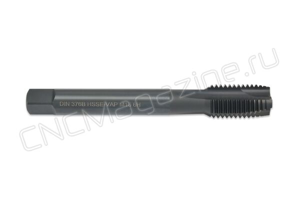 TPR05-DIN376-HSSE-M16 метчик M16x2 HSSE 6H DIN376 B с прямой канавкой VAP