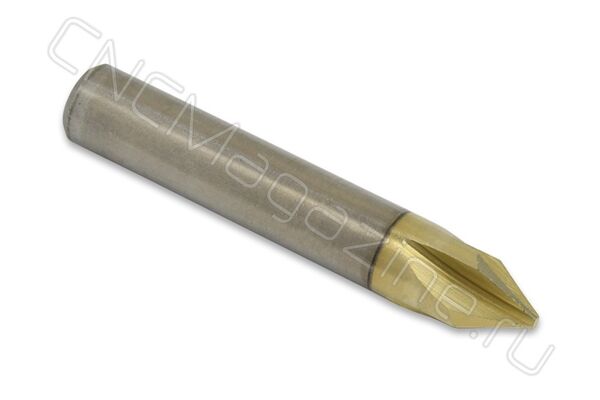 1.6x60x48x8 Р6М5 ZrN зенковка, цилиндрический хвостовик