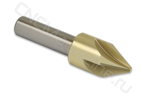 3.2x60x60x10 Р6М5 ZrN зенковка, цилиндрический хвостовик