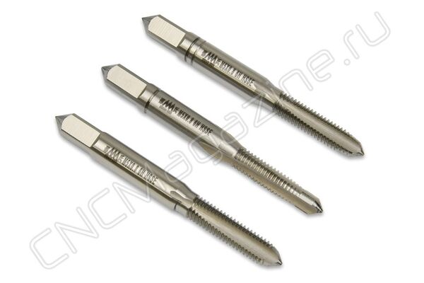 SZ812203-Z набор метчиков M5x0.8 HSSE 6H DIN352 с прямой канавкой 3 шт