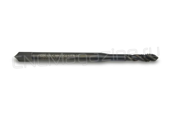 TPR15-DIN371-HSSE-M04 метчик M4x0.7 HSSE 6H DIN371 B со спиральной канавкой VAP