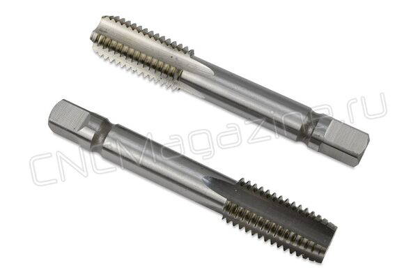 Метчик машинно-ручной М6x1.0 осн левый (компл 2 шт) HSS ГОСТ 3266-81