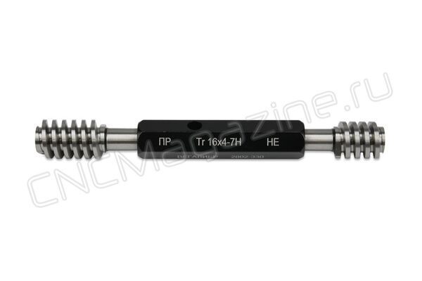 Калибр-пробка Tr 16x4 7H ПР-НЕ