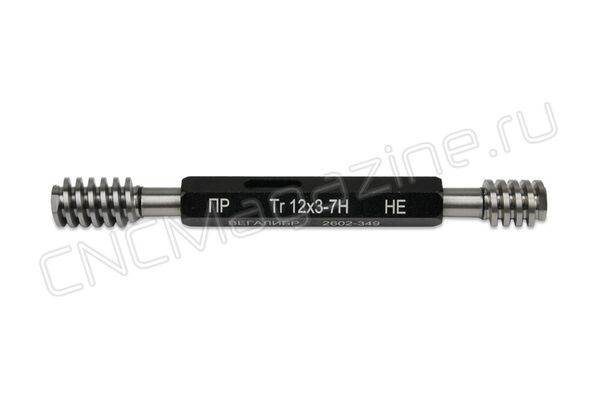Калибр-пробка Tr 12x3 7H ПР-НЕ