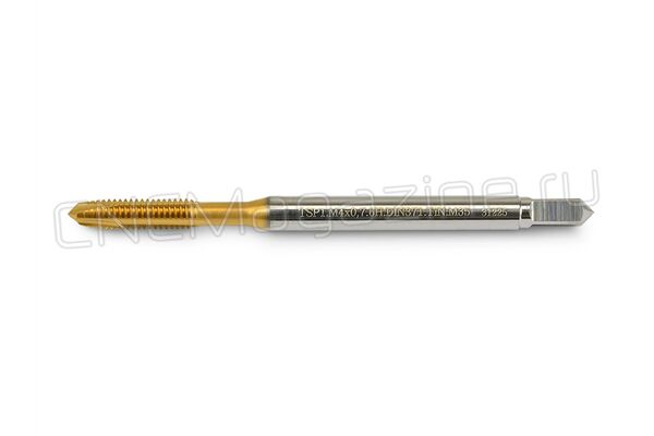 TSP1.M4x0.7.6H.DIN371.M35.TiN Метчик для сквозных отверстий