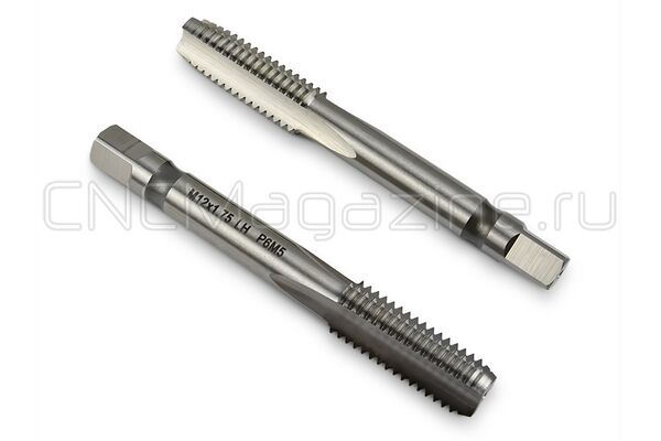 Метчик машинно-ручной М12x1.75 осн левый (компл 2 шт) HSS ГОСТ 3266-81