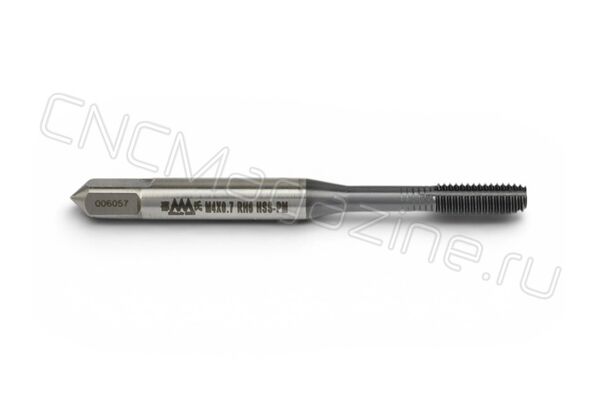 SC713005 RH6 (M4x0.7) метчик-раскатник с канавкой HSSE-PM TiCN