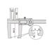 1167-150A Штангенциркуль цифровой для измерения толщины дисковых тормозов и износа колодок 0-150 мм, 0.01 мм