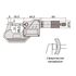 3108-50A Микрометр цифровой 25-50 мм, 0.001 мм, IP65