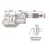 3108-75A Микрометр цифровой 50-75 мм, 0.001 мм, IP65