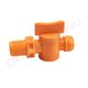 Вентиль запорный резьбовой для подачи СОЖ 3/8" - G3/8 (3206) оранжевый