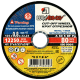 Круг отрезной по металлу прямой армированный 41 125 0.8 22.23 A 60 S BF 80 extra LUGA