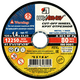 Круг отрезной по металлу прямой армированный 41 125 1.4 22.23 A 40 S BF 80 extra LUGA