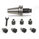 BT50-GT12-7 pcs Быстросменный резьбонарезной патрон с компенсацией по длине (набор)