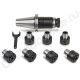 SK50-GT24-7 pcs Быстросменный резьбонарезной патрон с компенсацией по длине (набор)